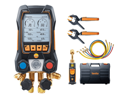 Testo 570s Smart Vacuum Kit with Hoses - 0564-5703