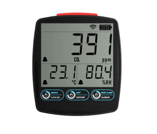 Wireless CO2 and Air Quality Data Logger - IC-EL-IOT-CO2