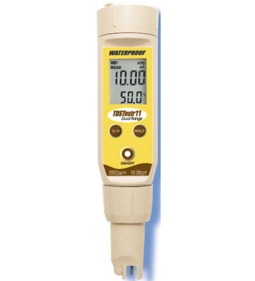Pocket Tester TDSTestr11 Dual range with ATC and Temperature display - TDSTestr11
