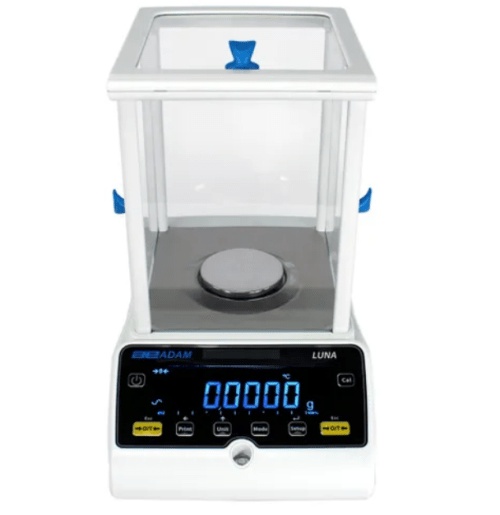 250g x 0.0001g ADAM Luna Analytical Balance (External Calibration)