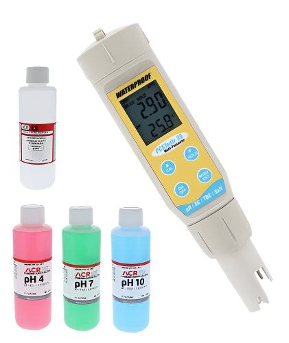 Waterproof 5 Parameter Water Quality Meter Kit - EC-PCSTestr35-Kit