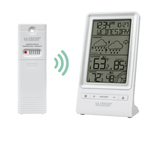 La Crosse Technology 308-1415FCT Wireless Forecast Station, White