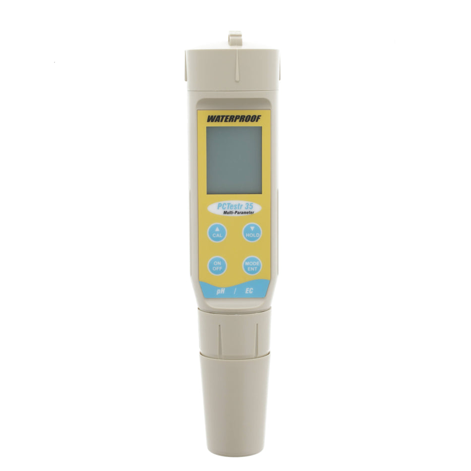 pH, Conductivity & Temp. Tester, Waterproof - EC-PCTestr35