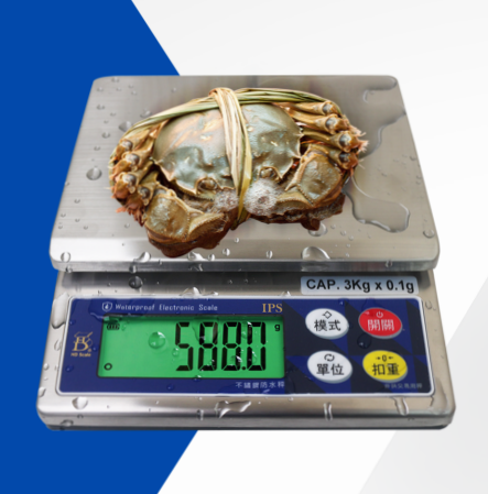 3kg x 0.1g HCW - SS Waterproof Scale - HCW-SS-3