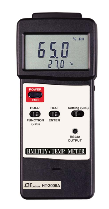 HT3006A Humidity and Temperature Meter + Type K/J Thermometer