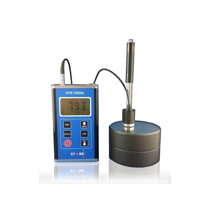 HTR 1000s Portable Hardness Tester with Text Block - IC-HTR-1000s-TestBlock