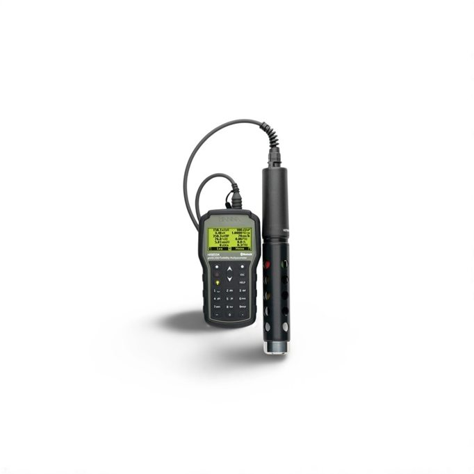 Multiparameter Bluetooth® Portable pH, EC, Turbidity, OPDO Meter - IC-HI98594