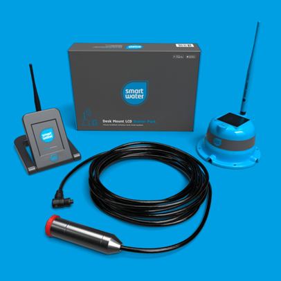 SW900-STARTER10-D Smart Water Starter Pack with Desk Mount WiFi LCD Keypad and 10M Sensor