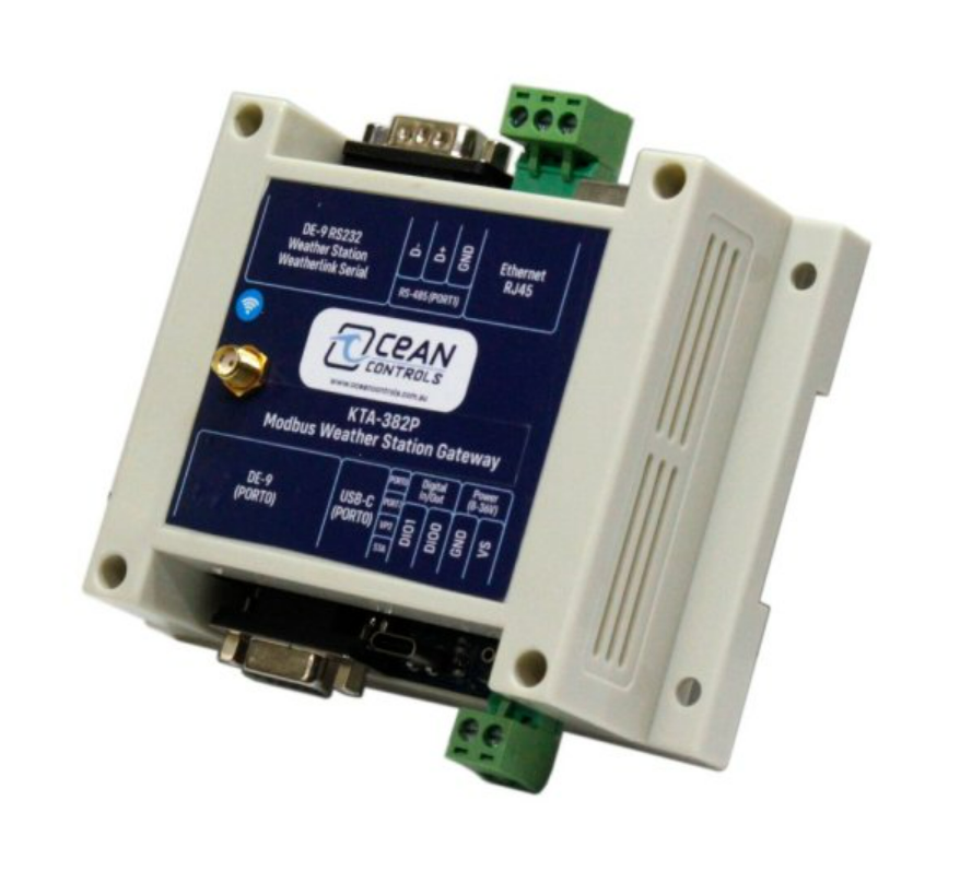 Modbus RTU/TCP Weather Station Gateway (PoE) - KTA-382P