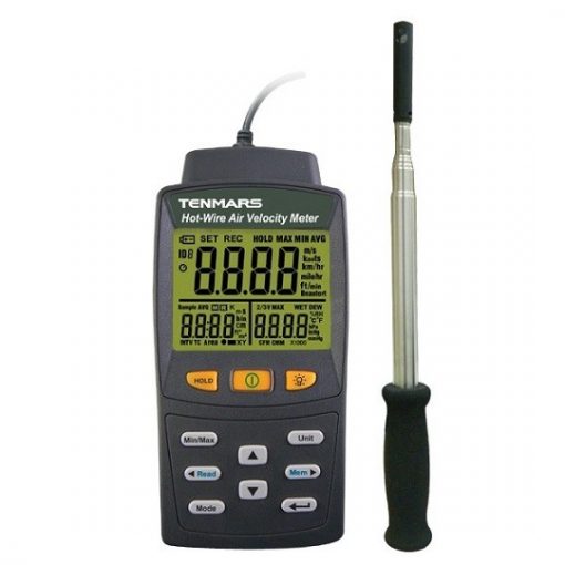 TM-4002 Hot Wire Anemometer With Flow, Temp and Humidity
