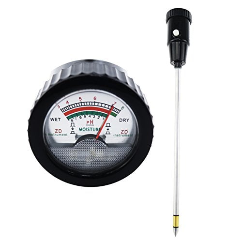 Soil pH and Moisture Meter with Probe for Gardeners - ICZD06