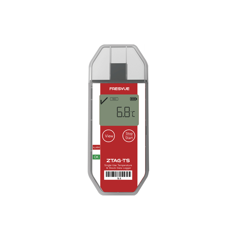 ZTAG-TS Single-use Temperature & Shock Data Logger