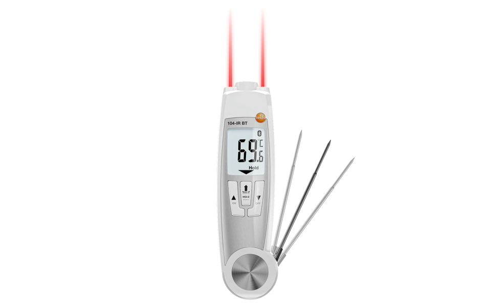 Testo 104-IR BT - Infrared/Penetration Thermometer with App Connection