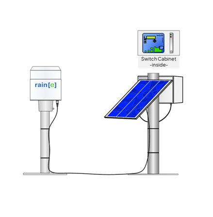 rain[e]solar Precipitation Weather Station with Solar Power - IC-30.00851.500002