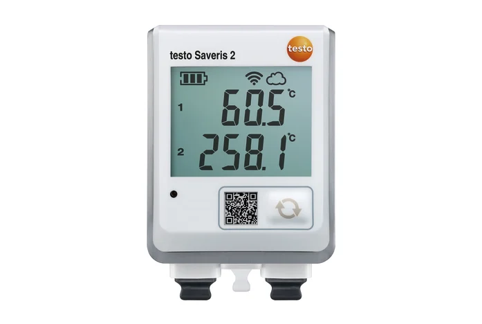 testo Saveris 2-T3 - WiFi data logger with display and 2 connections for TC temperature probes