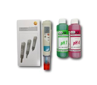 Sushi Deluxe pH kit. Includes Testo 206-2 with pH 4 & pH7 buffers