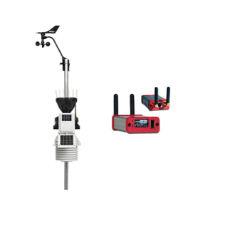 Wireless Vantage Pro2 ISS with 24-Hour Fan-Aspirated Radiation Shield with MeteoBridge Pro