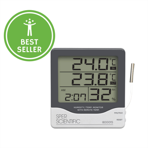 Tasina Digital Fridge Thermometer Alert Refrigerator Freezer Thermometer Gauge with Hook White 