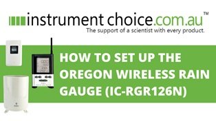 How To Set Up The Oregon Scientific Wireless Rain Water Gauge (IC-RGR126N)