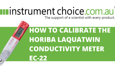 How to Calibrate the Horiba Laquatwin Conductivity Meter EC-22