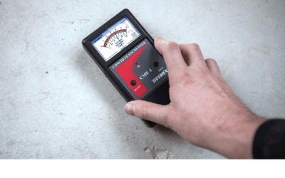 How to take a Concrete Moisture Measurement using the CME4 Concrete Encounter Moisture Meter