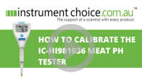 How to Calibrate the IC-HI981036 Meat pH Tester