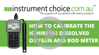How to Calibrate the IC-HI98193 Waterproof Portable Dissolved Oxygen And Bod Meter