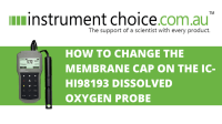 How to Change the Membrane Cap on the IC-HI98193 Dissolved Oxygen Probe