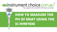 How to Measure Meat pH Using the IC-HI981036 pH Meat pH Tester