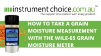 How to Take a Grain Moisture Measurement with the Wile-65 Grain Moisture Sensor