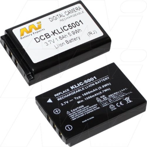 Consumer Digital Camera Battery - DCB-KLIC-5001-BP1