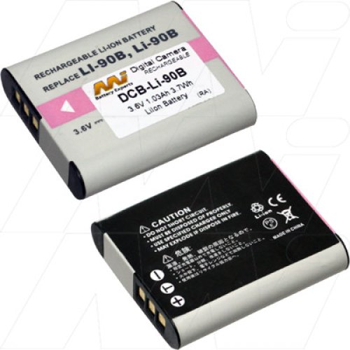 Digital Camera Battery suitable for Olympus - DCB-Li-90B-BP1