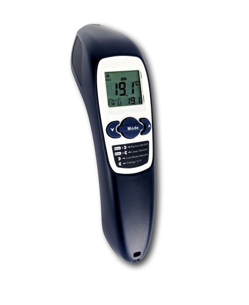 Infrared Thermometer with Laser & LED (Not suitable for human use)