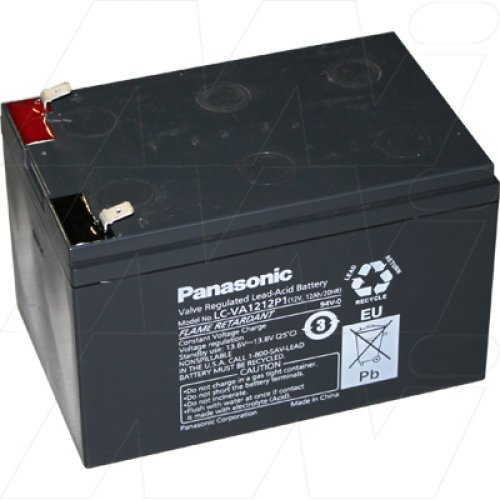 LC-VA1212P1 (LC-RA1212P1) Panasonic Sealed Lead Acid Battery - LC-VA1212P1