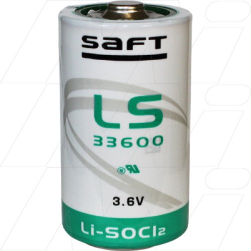 LS33600 D Size Saft Lithium Cylindrical Cell - LS33600