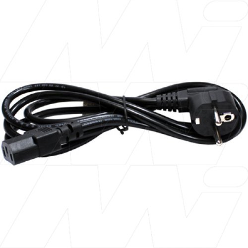 IEC320 Power Lead Line Cord Straight Entry with Europe Plug - PS4144