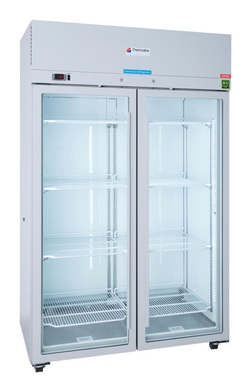 Lab Refrigerator. (950 Litre) Digital Temperature Display - Glass door model
