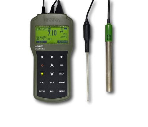 Waterproof Portable pH/ORP/ISE Meter - IC-HI98191