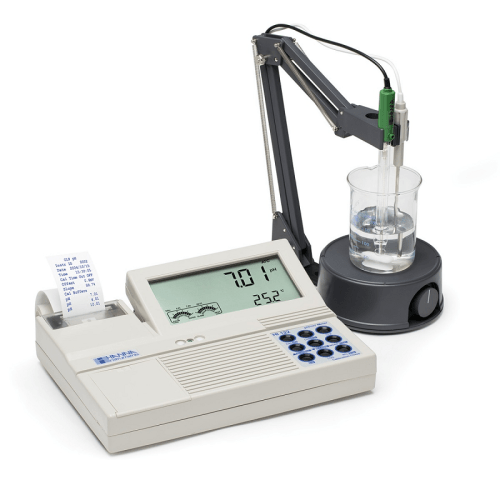 Professional Benchtop pH/mV Meter with Built-in Printer