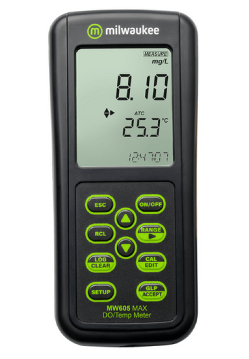 Dissolved Oxygen/Temperature MAX Portable Meter