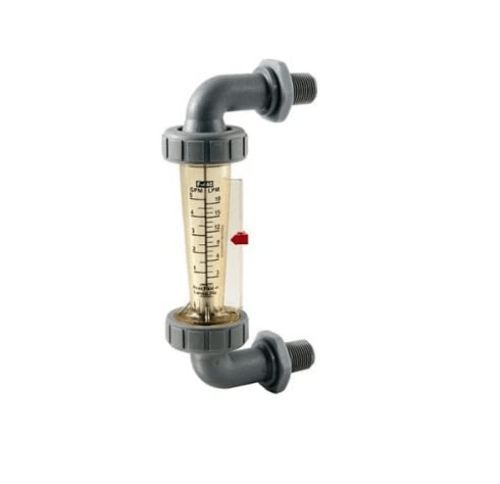 F-44375LE-8 Polysulfone Standard Compact Flow Meter (0.1 to 1.0 GPM/0.4 to 4.0 LPM) with Panel Mounting