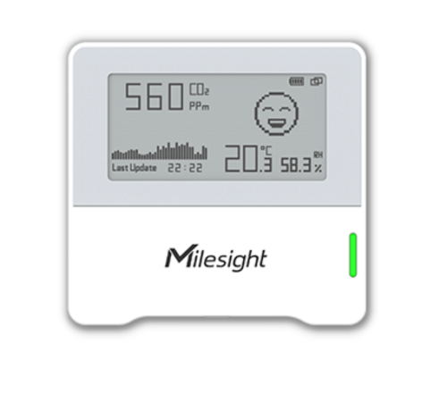 Milesight AM103 - Indoor Temp, RH & CO2 Sensor (With Display) LoRaWAN Sensor