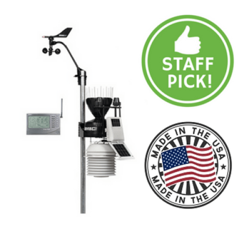 Farm Weather Station Kit deluxe with Vantage Pro2 Plus, WeatherLink Software and Mounting Tripod (IC6163AU + IC6510USB + IC7716) - Farm-WS-Kit-Deluxe