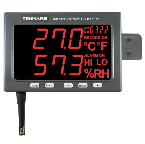 TM-185 LED Temperature and Humidity Monitor