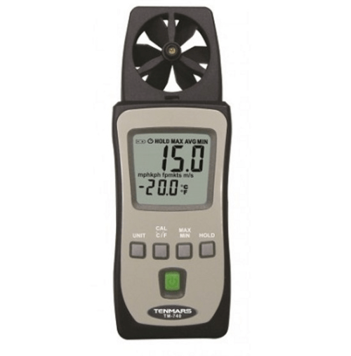 TM-740 Pocket Air Velocity/Temp Anemometer