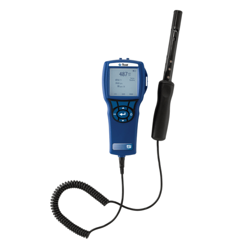 TSI 7575 Q-Trak Multi-Function Indoor Air Quality Monitor. Includes TSI 982 CO2, CO, Temperature and Humidity Probe.