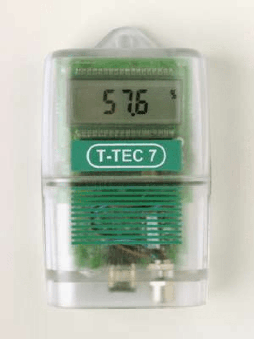 T-TEC 7-1C Combined Temperature and Humidity Data Logger (internal sensor for temp, fixed external for humidity)