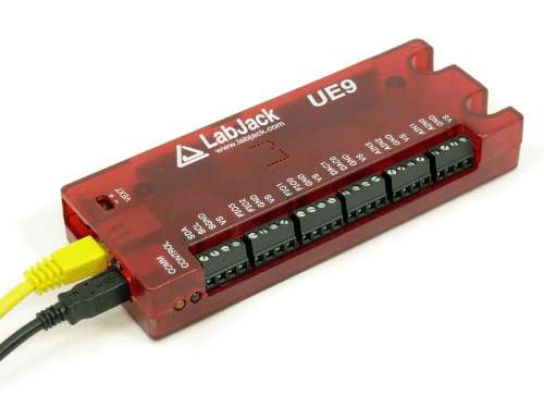 UE9 USB or Ethernet Multifunction Data Acquisition Device. With Industrial-strength Ethernet