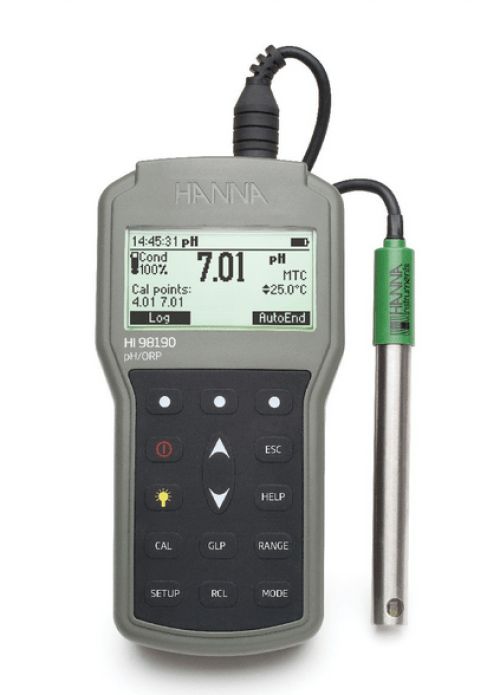 Waterproof Portable pH/ORP (ORP Electrode available separately) Meter - IC-HI98190