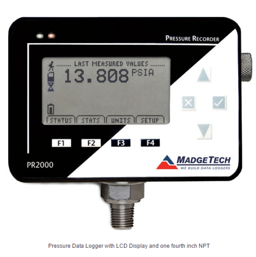 PR2000 Pressure Data Logger 30 PSIA - PR2000